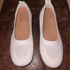 FitFlop Allegro Knit Ballet Flat - White - New - Never worn